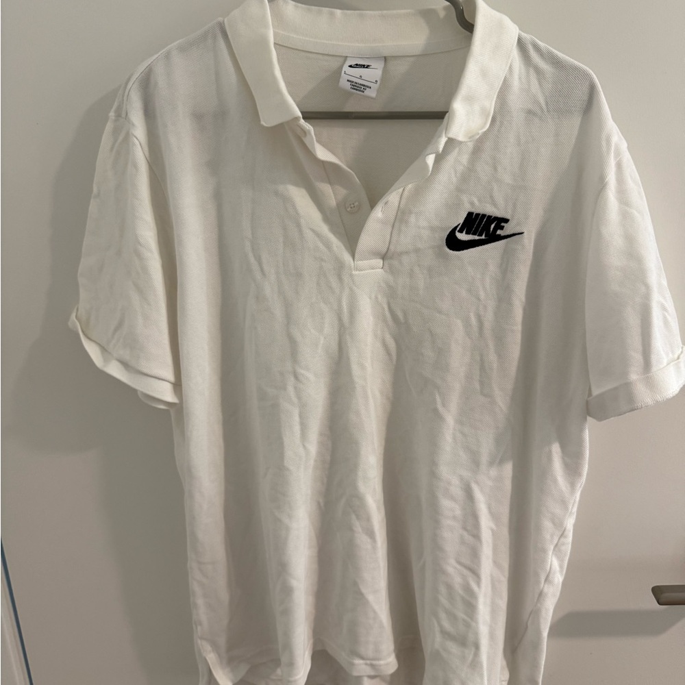 Nike Men's Classic White Polo Shirt